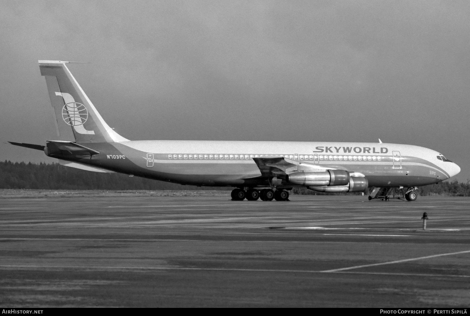 Aircraft Photo of N703PC | Boeing 707-123B | Skyworld Airlines | AirHistory.net #719584