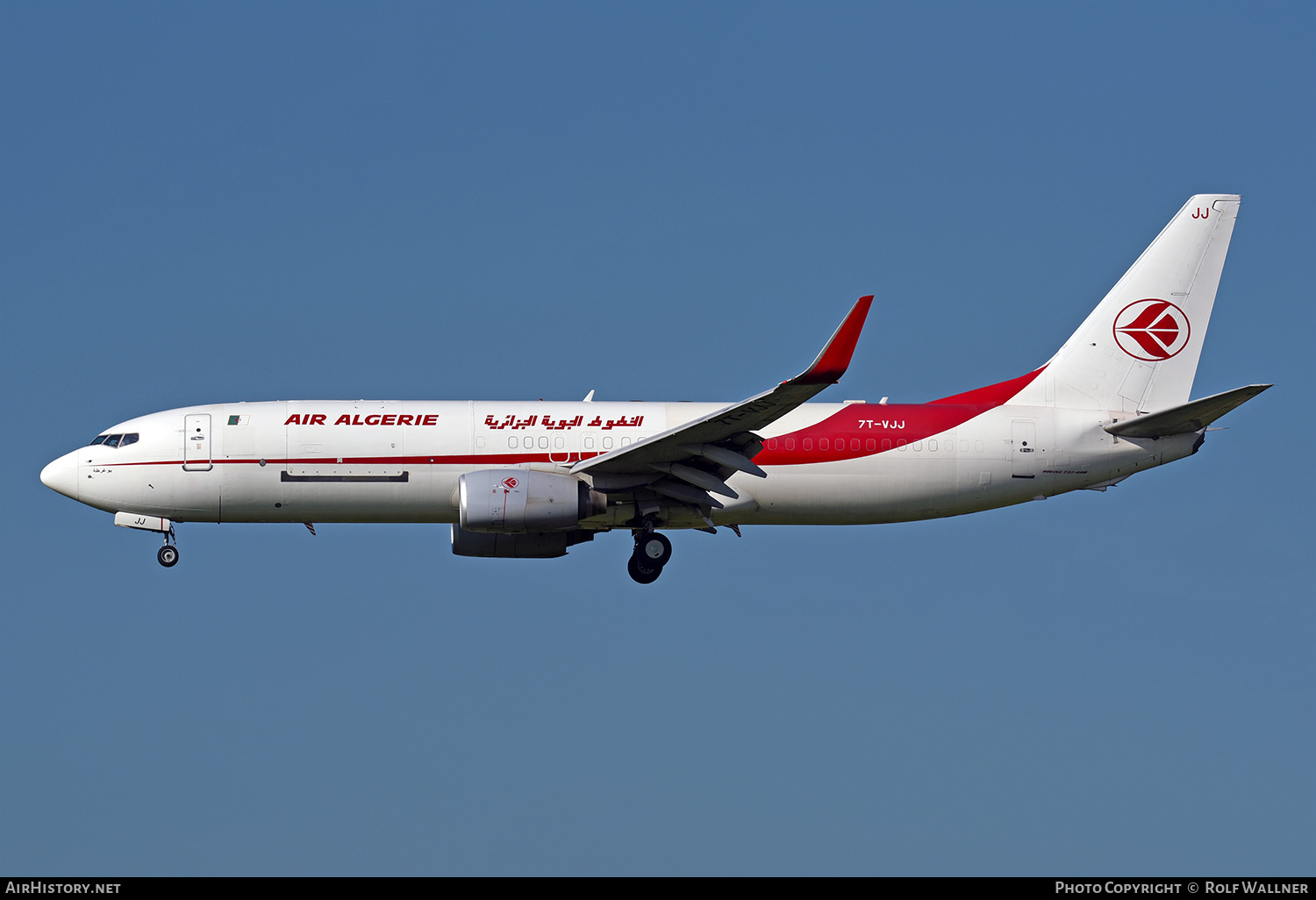 Aircraft Photo of 7T-VJJ | Boeing 737-8D6(BCF) | Air Algérie | AirHistory.net #719592