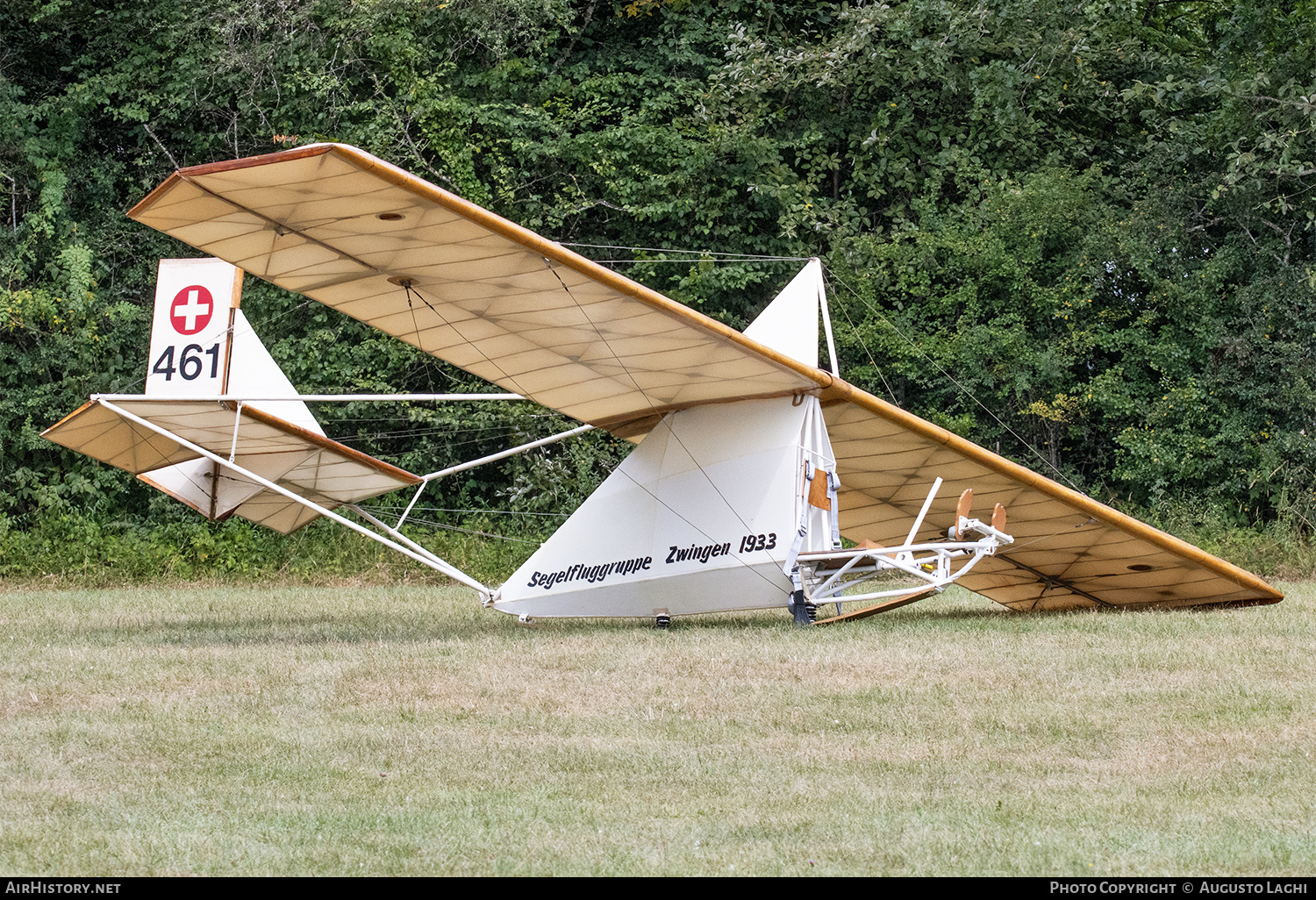 Aircraft Photo of HB-461 / 461 | Hirth Hi-1 Stahlrohr-Zögling | Segelfluggruppe Zwingen | AirHistory.net #719615