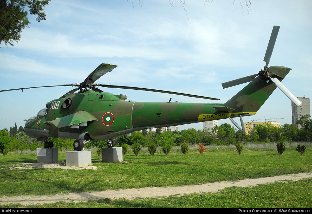 Aircraft Photo of 109 | Mil Mi-24D | Bulgaria - Air Force | AirHistory.net #719620