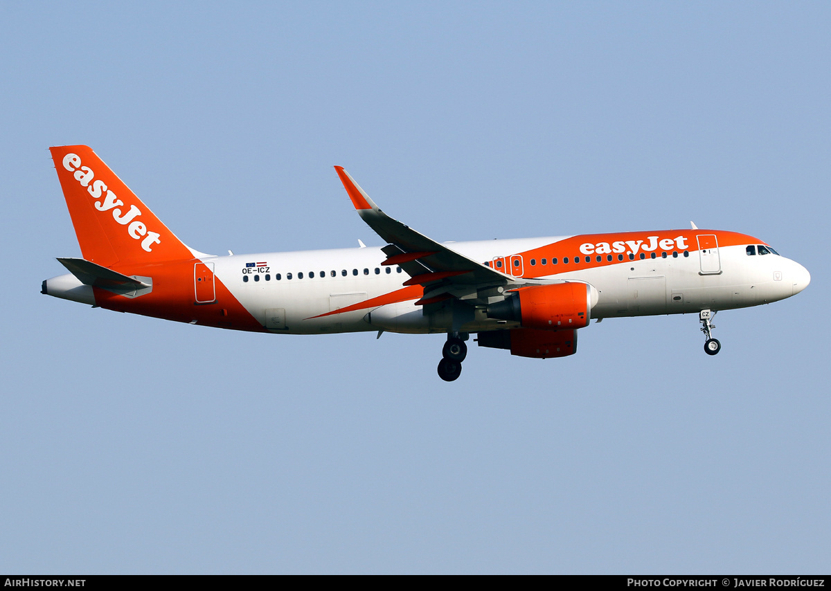 Aircraft Photo of OE-ICZ | Airbus A320-214 | EasyJet | AirHistory.net #719639