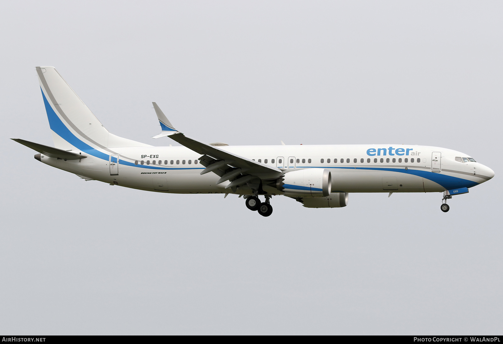Aircraft Photo of SP-EXG | Boeing 737-8 Max 8 | Enter Air | AirHistory.net #719651
