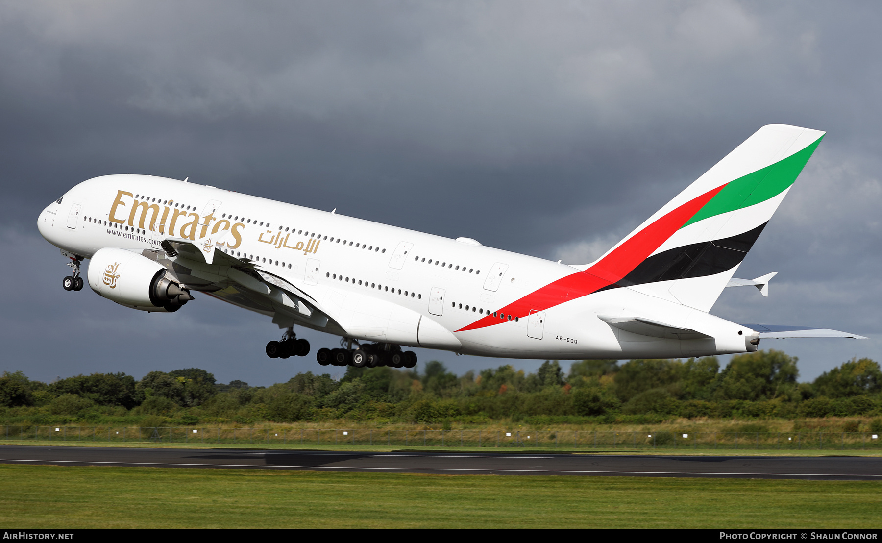 Aircraft Photo of A6-EOQ | Airbus A380-861 | Emirates | AirHistory.net #719661