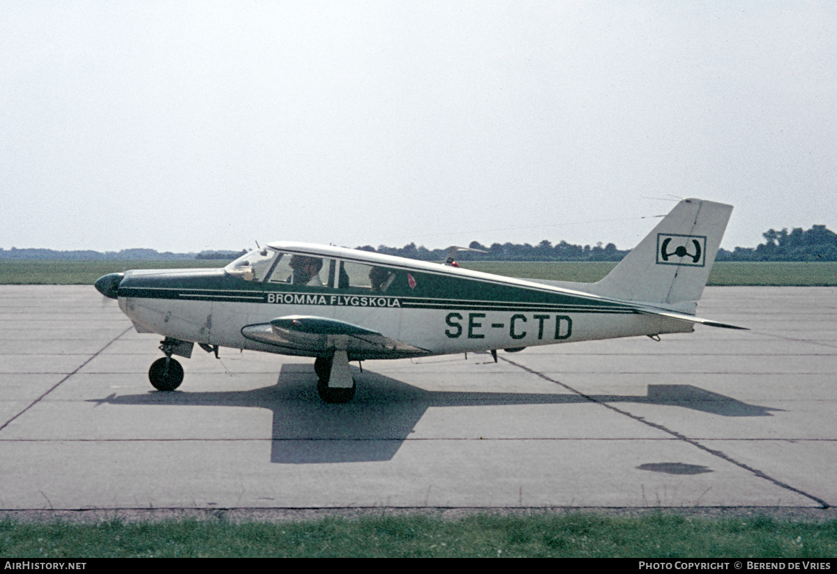 Aircraft Photo of SE-CTD | Piper PA-24-180 Comanche | Bromma Flygskola | AirHistory.net #719677
