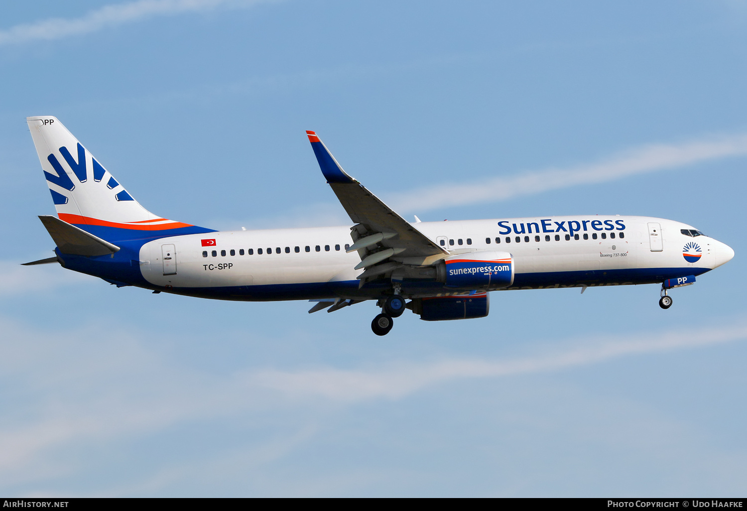 Aircraft Photo of TC-SPP | Boeing 737-8MA | SunExpress | AirHistory.net #719714