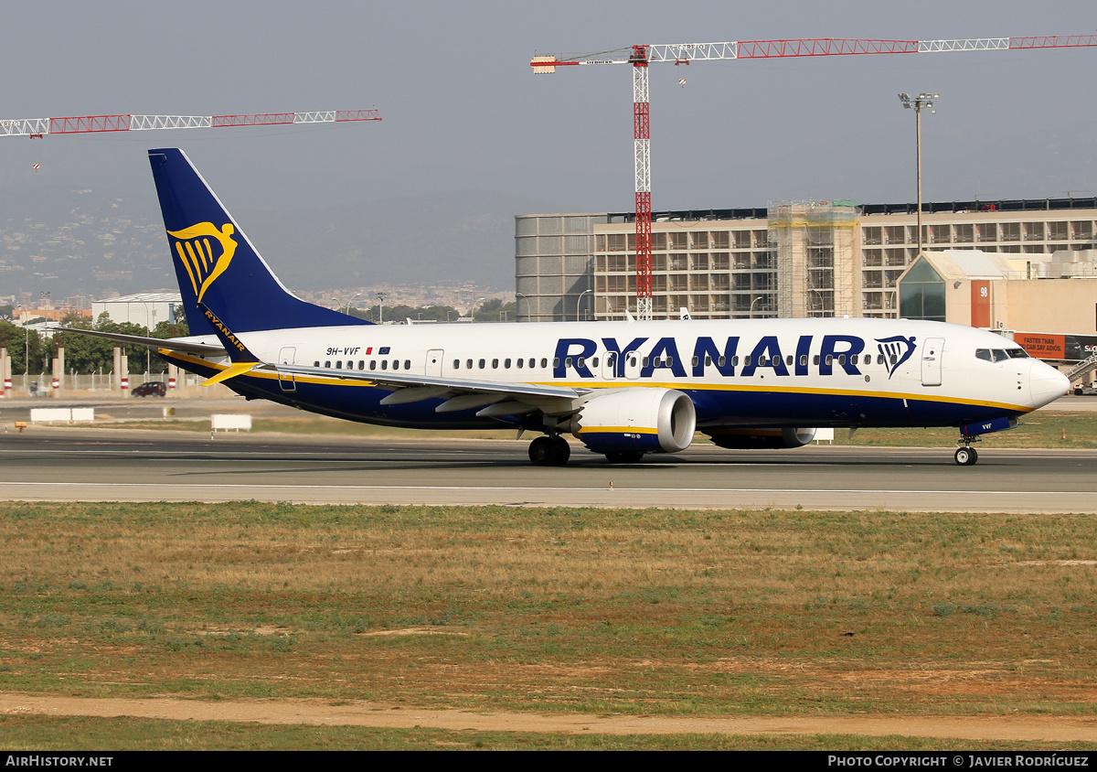 Aircraft Photo of 9H-VVF | Boeing 737-8200 Max 200 | Ryanair | AirHistory.net #719717