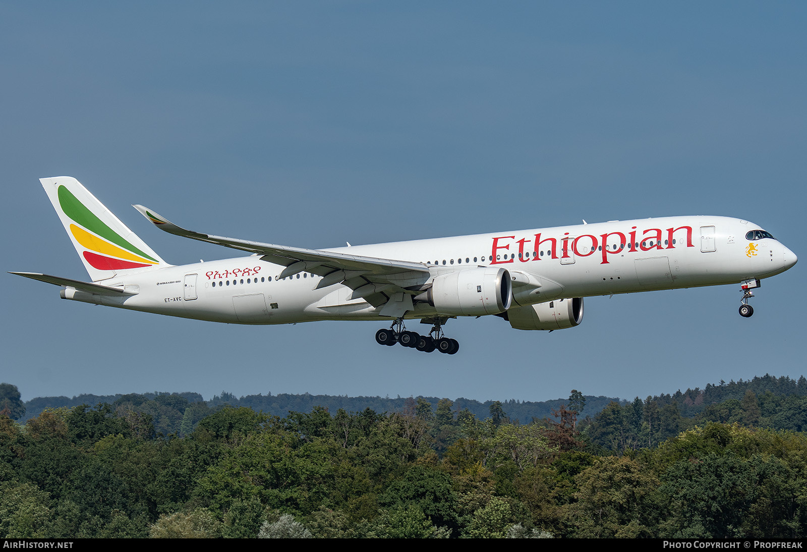 Aircraft Photo of ET-AVC | Airbus A350-941 | Ethiopian Airlines | AirHistory.net #719719