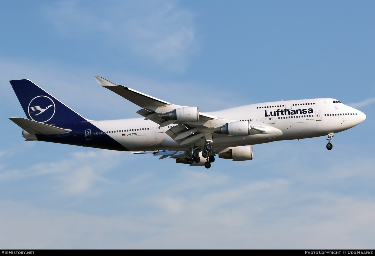 Aircraft Photo of D-ABVM | Boeing 747-430 | Lufthansa | AirHistory.net #719745