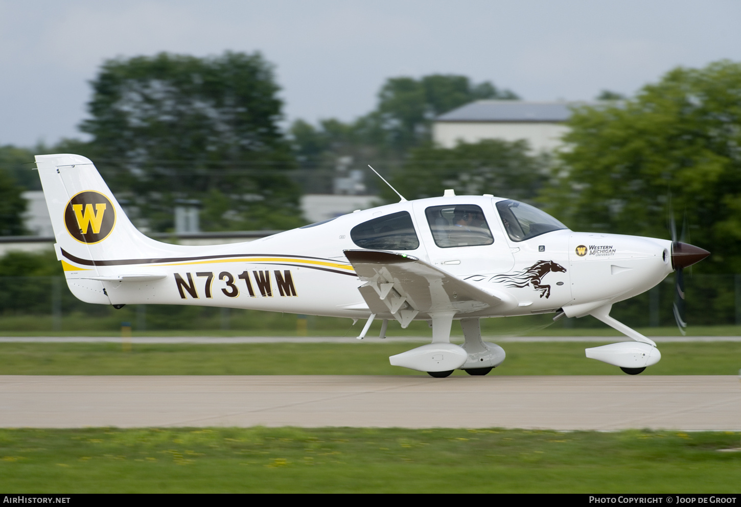 Aircraft Photo of N731WM | Cirrus SR-20 G6 | Western Michigan University - WMU | AirHistory.net #719753