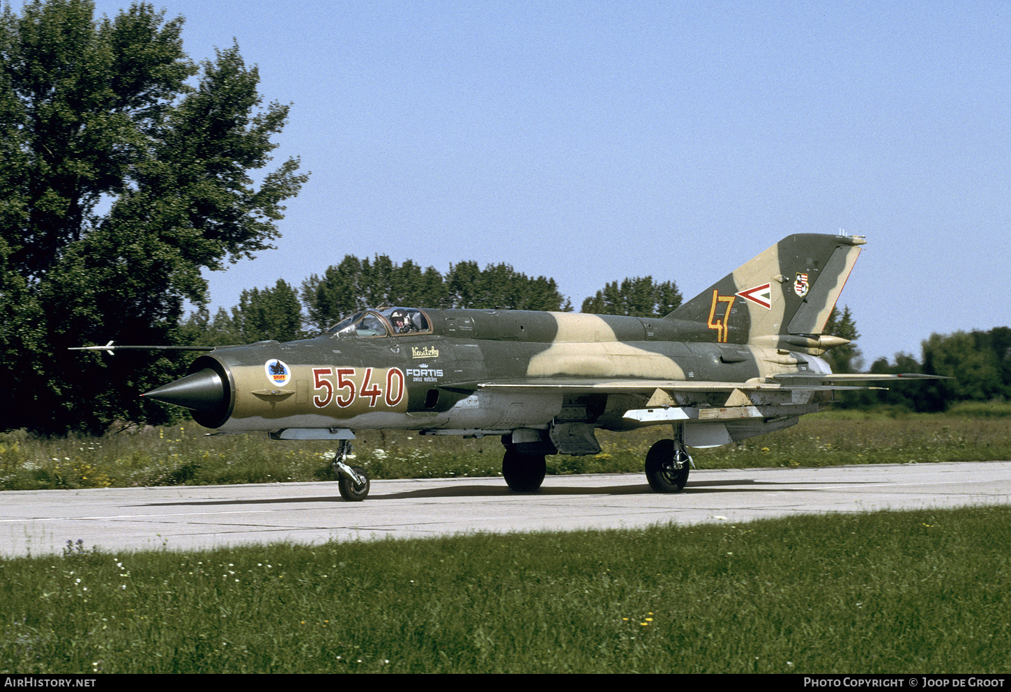 Aircraft Photo of 5540 | Mikoyan-Gurevich MiG-21bis | Hungary - Air Force | AirHistory.net #719767