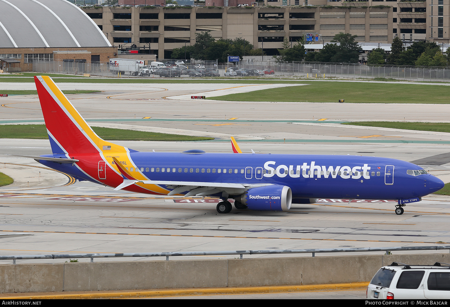 Aircraft Photo of N8755L | Boeing 737-8 Max 8 | Southwest Airlines | AirHistory.net #719774