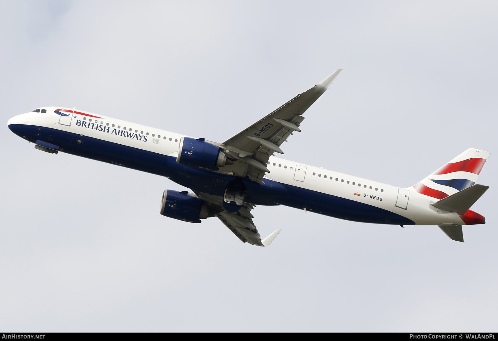 Aircraft Photo of G-NEOS | Airbus A321-251NX | British Airways | AirHistory.net #719775