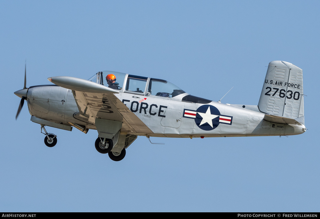 Aircraft Photo of N44MT / 27630 | Beech T-34A Mentor | USA - Air Force | AirHistory.net #719783