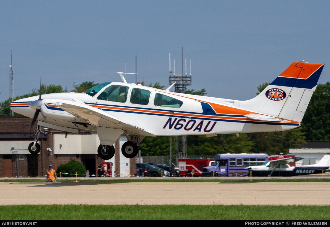 Aircraft Photo of N60AU | Beech E55 Baron | AirHistory.net #719793