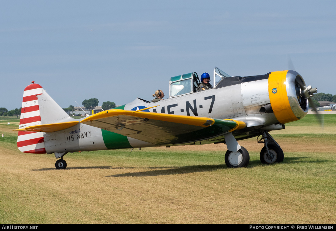Aircraft Photo of N626CC / 51828 | North American SNJ-5 Texan | USA - Navy | AirHistory.net #719794
