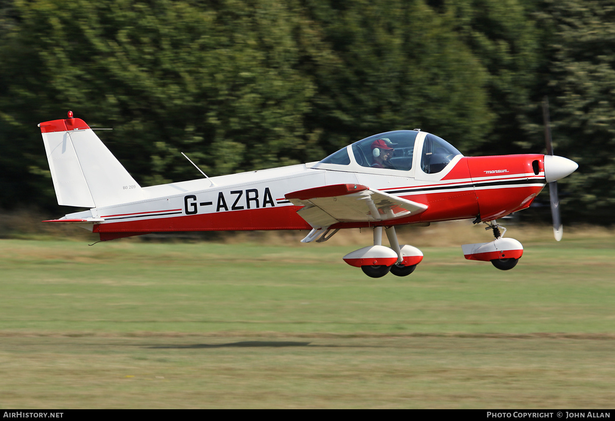 Aircraft Photo of G-AZRA | Bolkow BO-209 Monsun | AirHistory.net #719806