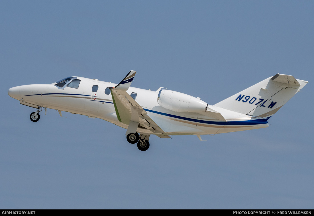 Aircraft Photo of N907LW | Cessna 525 CitationJet M2 | AirHistory.net #719821