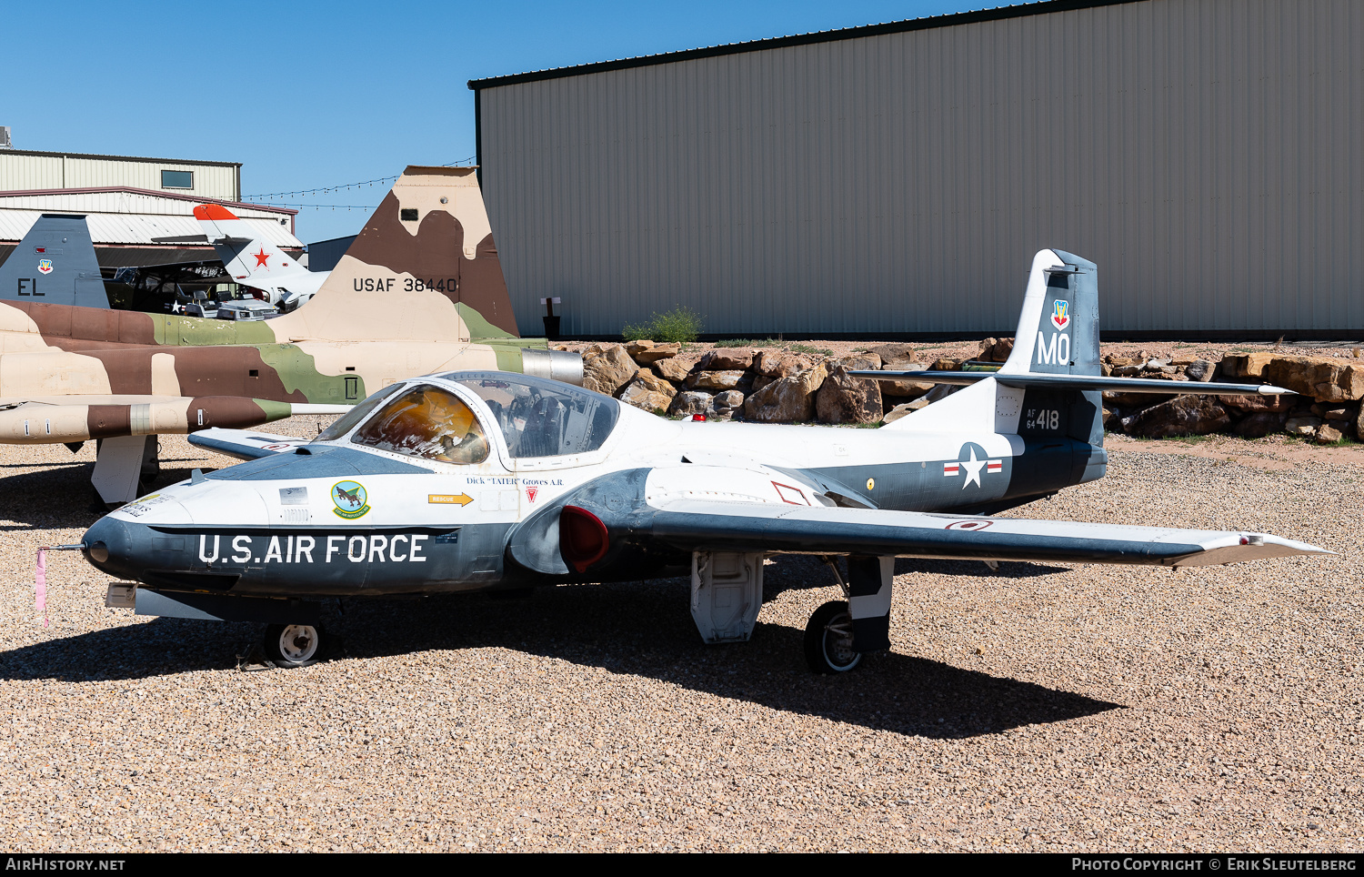 Aircraft Photo of 64-13418 / AF64-418 | Cessna T-37B Tweety Bird | USA - Air Force | AirHistory.net #719826