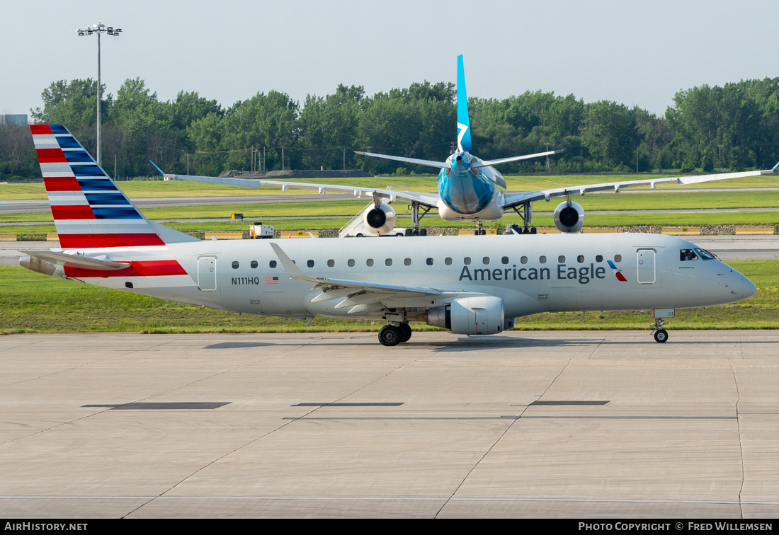 Aircraft Photo of N111HQ | Embraer 175LR (ERJ-170-200LR) | American Eagle | AirHistory.net #719847