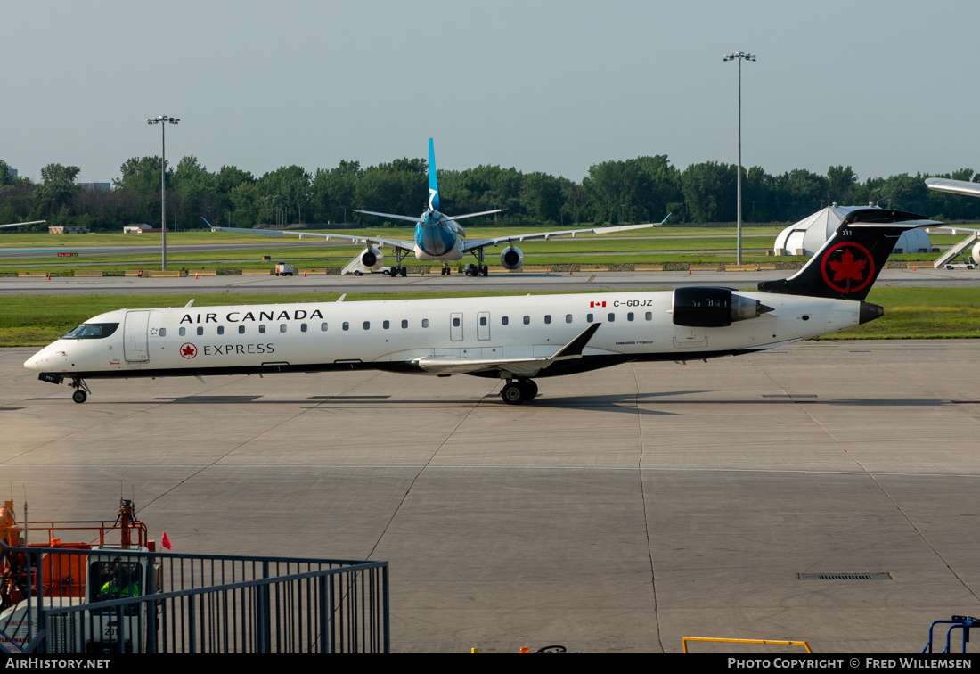 Aircraft Photo of C-GDJZ | Bombardier CRJ-900LR (CL-600-2D24) | Air Canada Express | AirHistory.net #719848