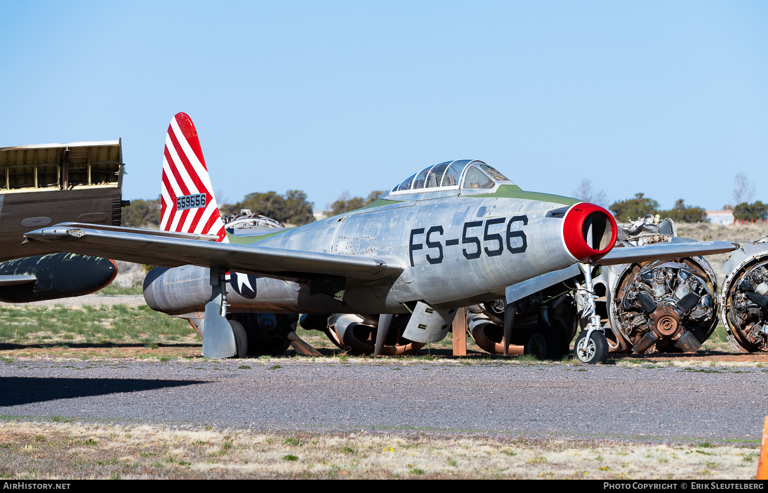 Aircraft Photo of 45-59556 / 559556 | Republic F-84B Thunderjet | USA - Air Force | AirHistory.net #719882