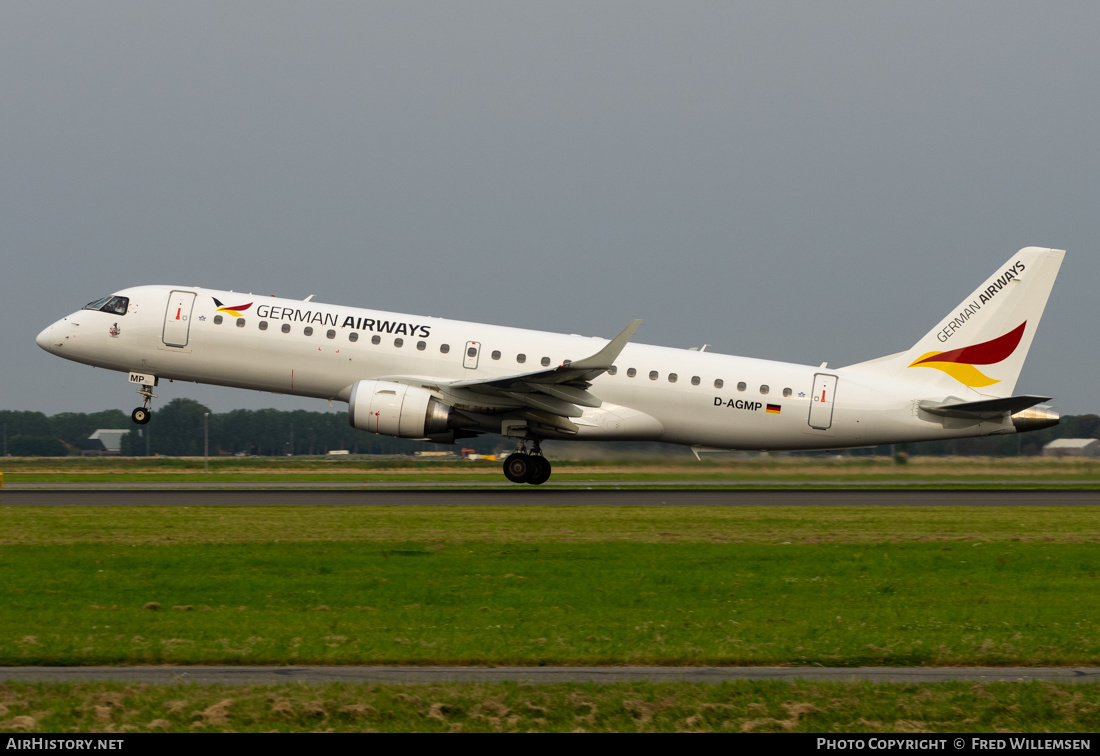 Aircraft Photo of D-AGMP | Embraer 190AR (ERJ-190-100IGW) | German Airways | AirHistory.net #719886