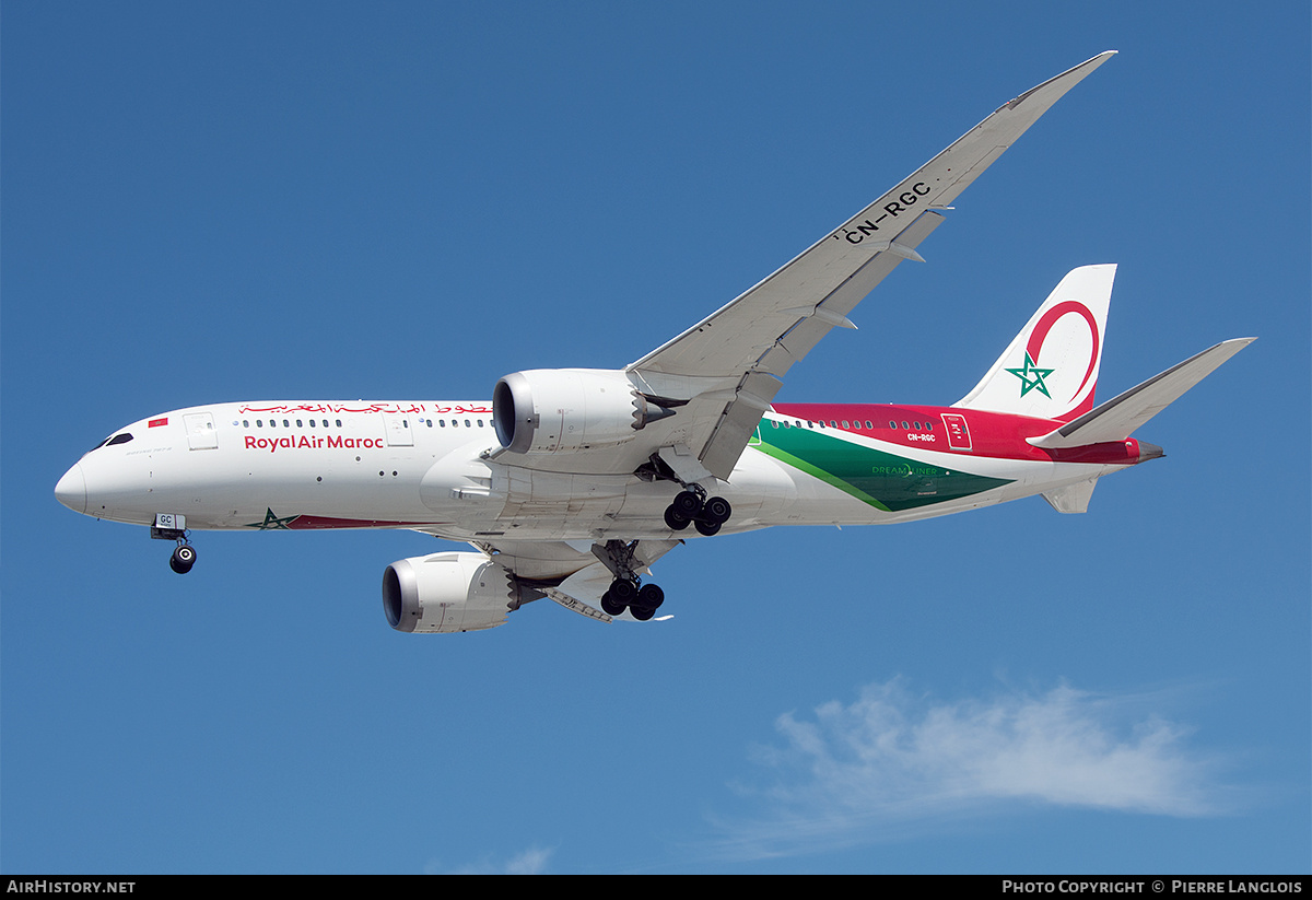 Aircraft Photo of CN-RGC | Boeing 787-8 Dreamliner | Royal Air Maroc - RAM | AirHistory.net #719887