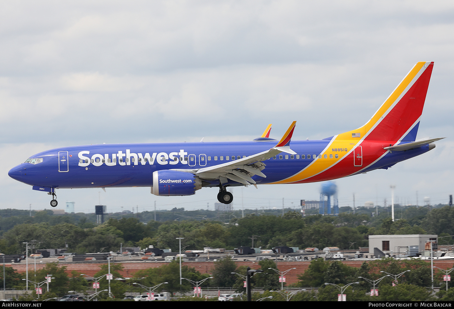 Aircraft Photo of N8851Q | Boeing 737-8 Max 8 | Southwest Airlines | AirHistory.net #719891
