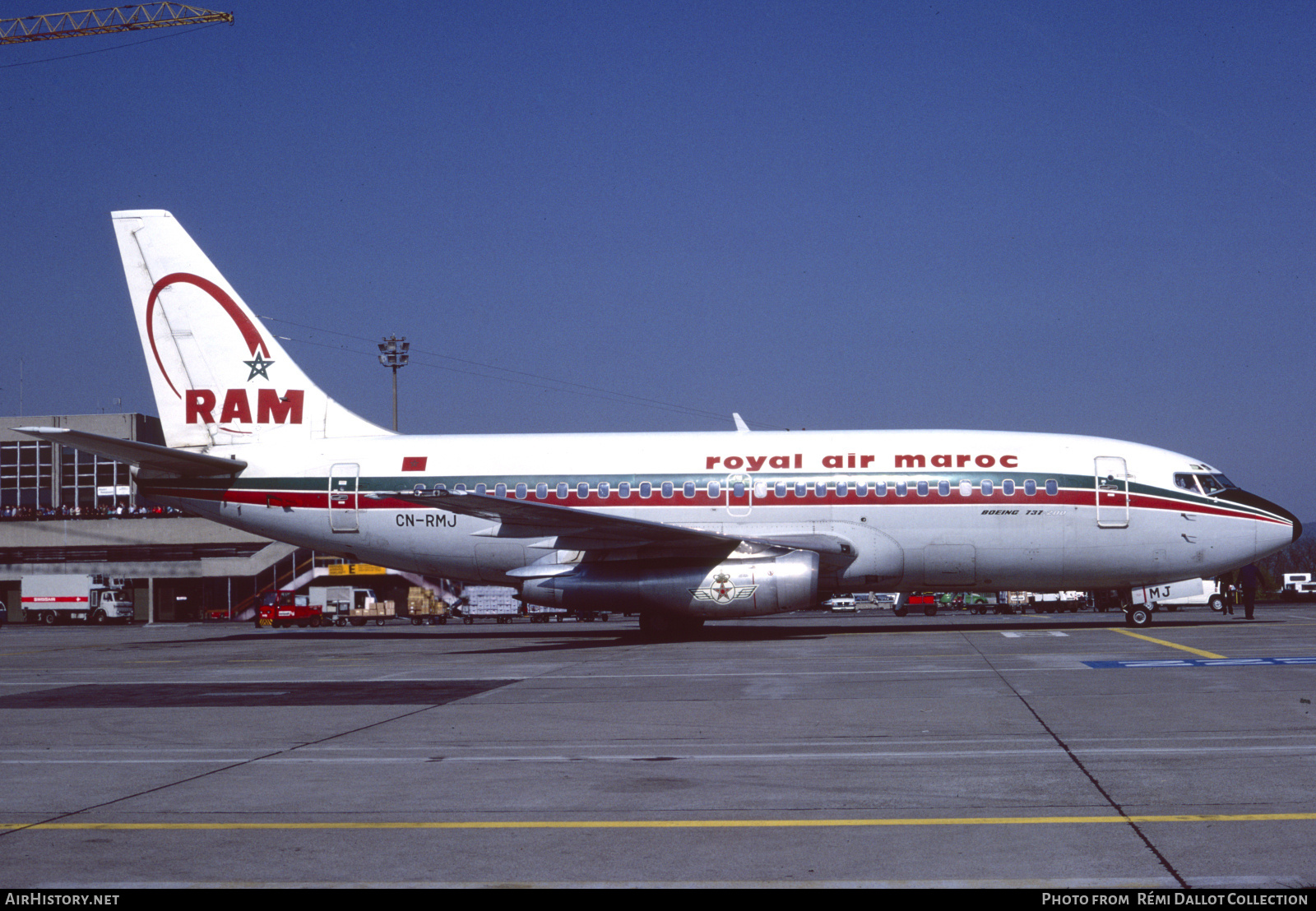 Aircraft Photo of CN-RMJ | Boeing 737-2B6/Adv | Royal Air Maroc - RAM | AirHistory.net #719908