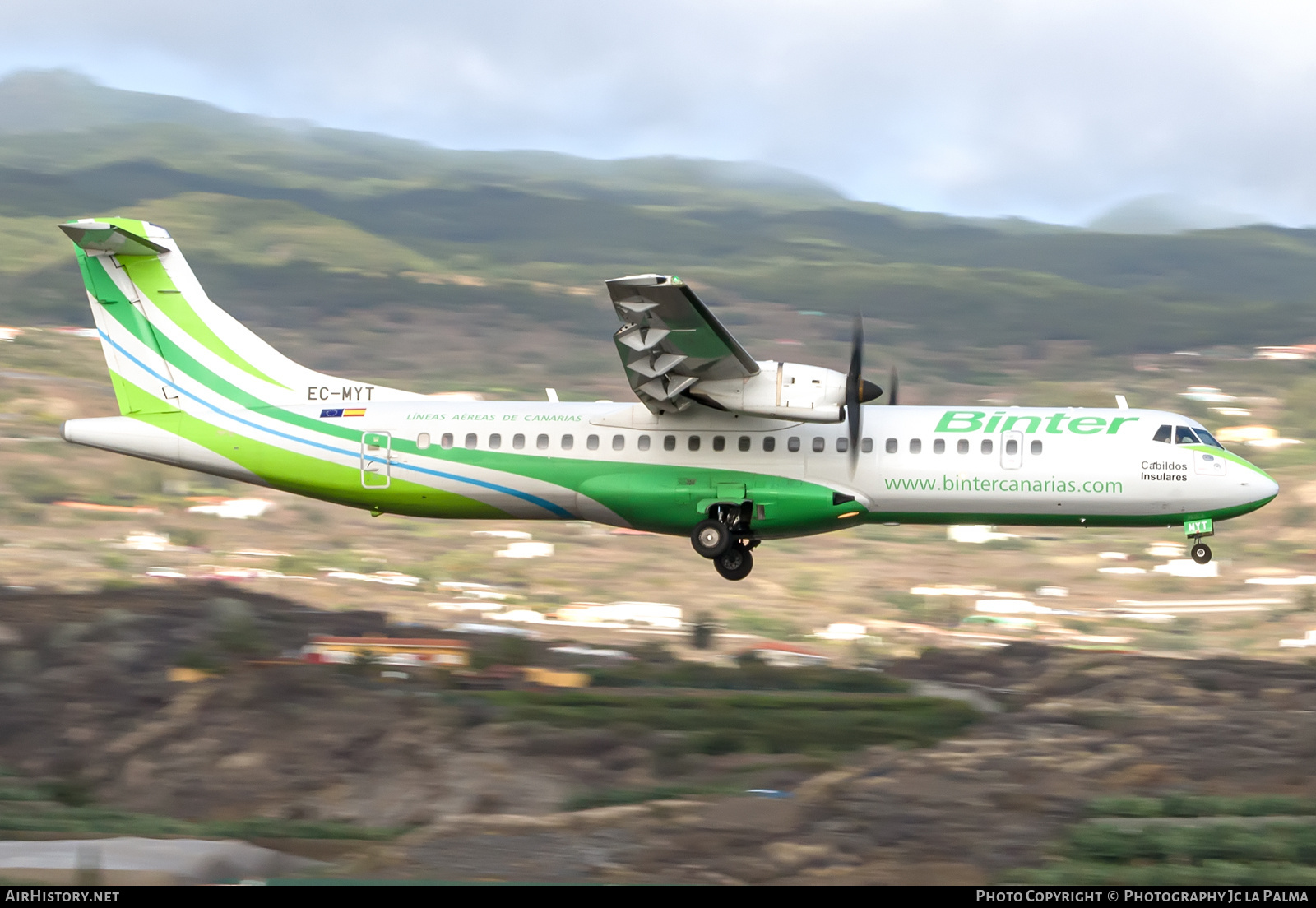 Aircraft Photo of EC-MYT | ATR ATR-72-600 (ATR-72-212A) | Binter Canarias | AirHistory.net #719910