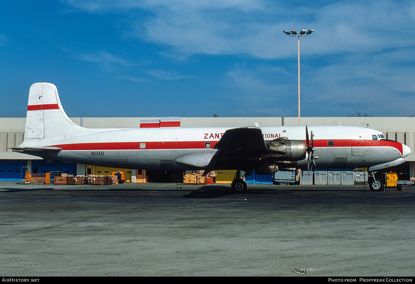 Aircraft Photo of N111AR | Douglas DC-6B(F) | Zantop International Airlines | AirHistory.net #719914