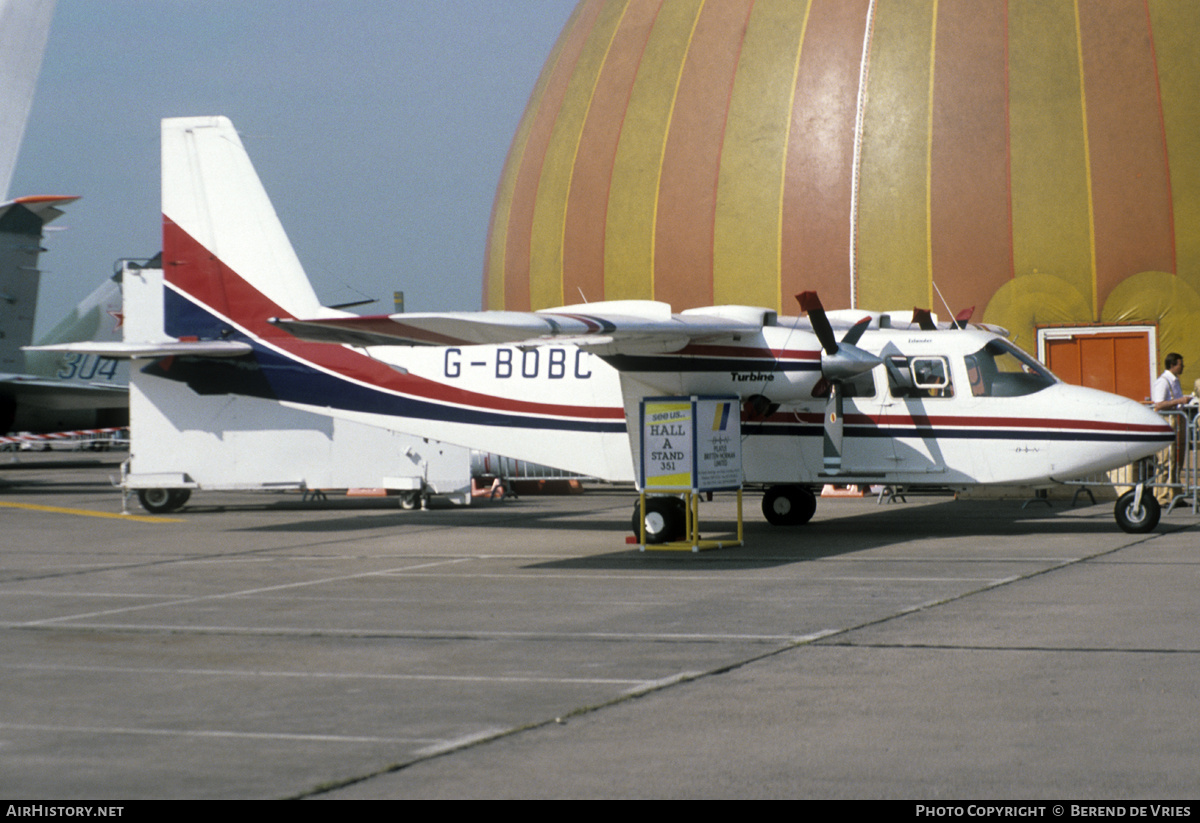 Aircraft Photo of G-BOBC | Pilatus Britten-Norman BN-2T Islander | AirHistory.net #719973