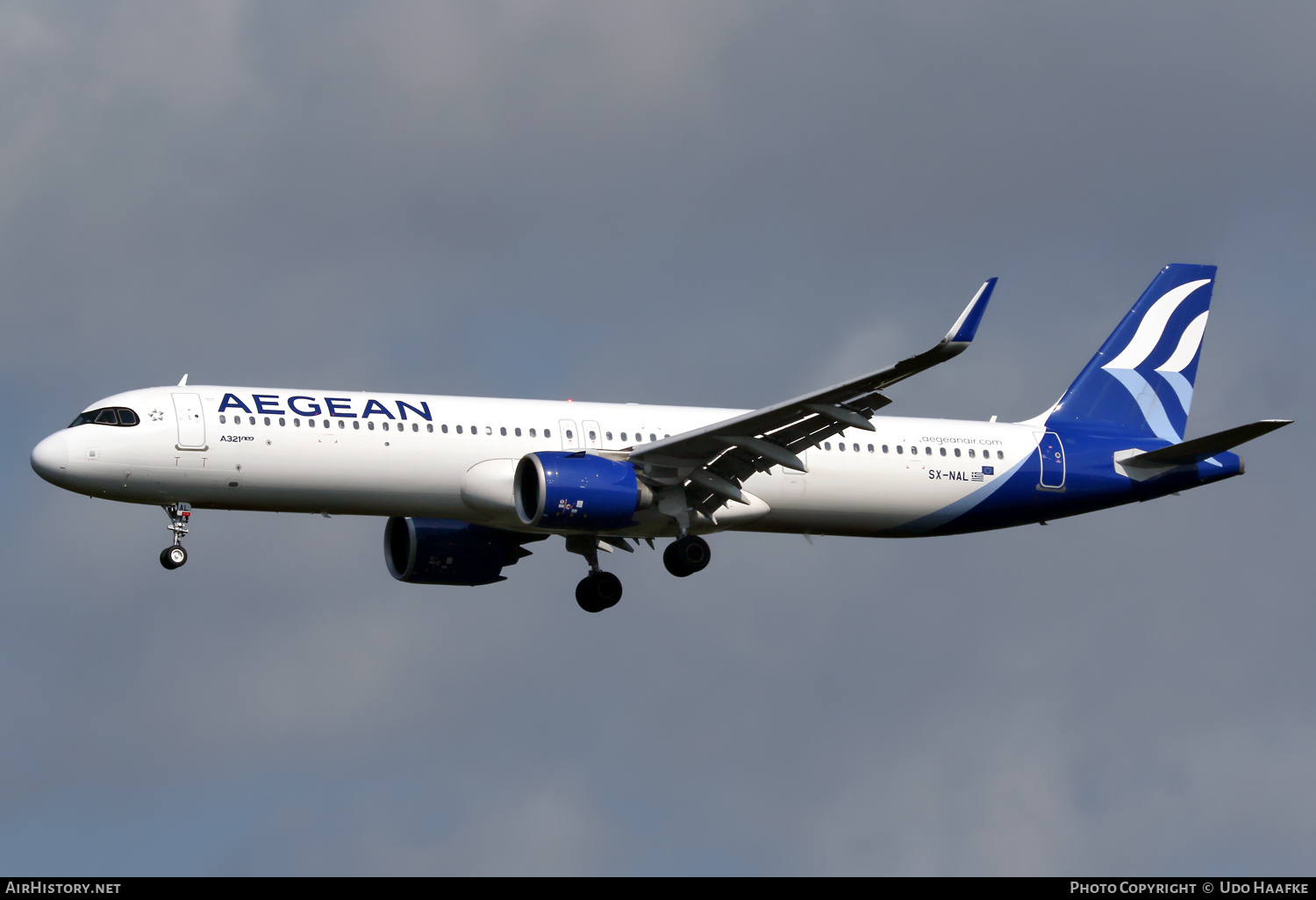 Aircraft Photo of SX-NAL | Airbus A321-271NX | Aegean Airlines | AirHistory.net #719989