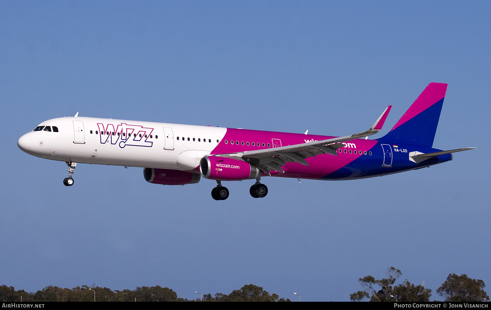 Aircraft Photo of HA-LXO | Airbus A321-231 | Wizz Air | AirHistory.net #720026