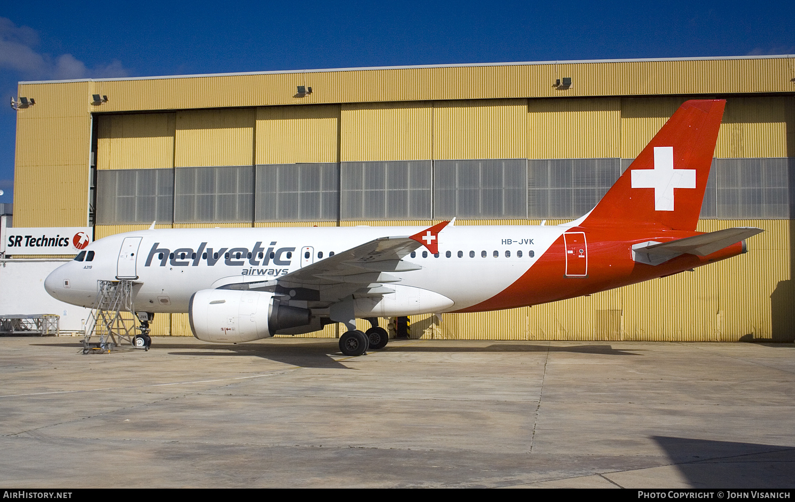 Aircraft Photo of HB-JVK | Airbus A319-112 | Helvetic Airways | AirHistory.net #720028