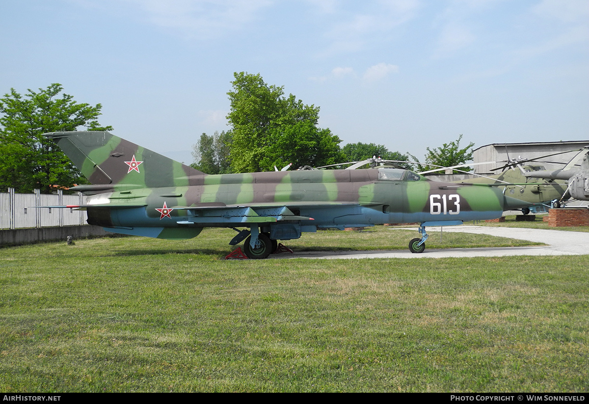 Aircraft Photo of 613 | Mikoyan-Gurevich MiG-21M | Bulgaria - Air Force | AirHistory.net #720062