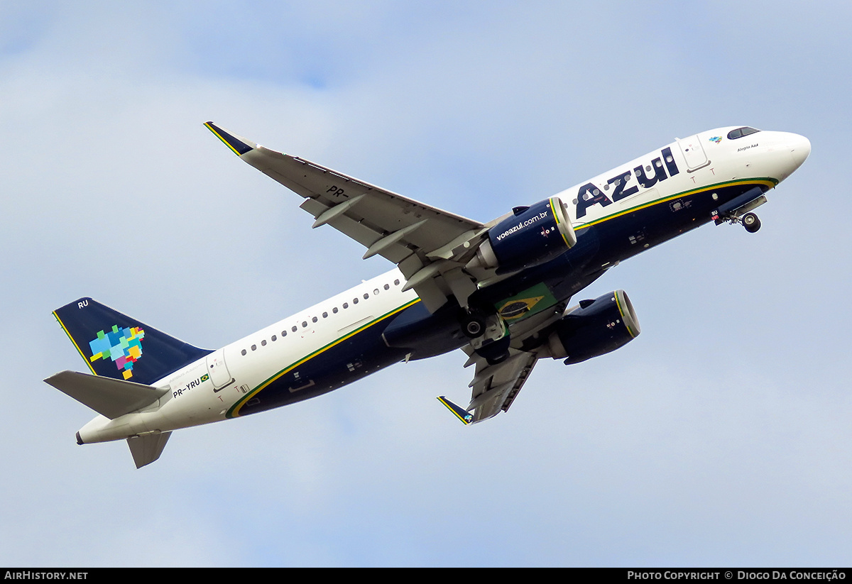 Aircraft Photo of PR-YRU | Airbus A320-251N | Azul Linhas Aéreas Brasileiras | AirHistory.net #720087