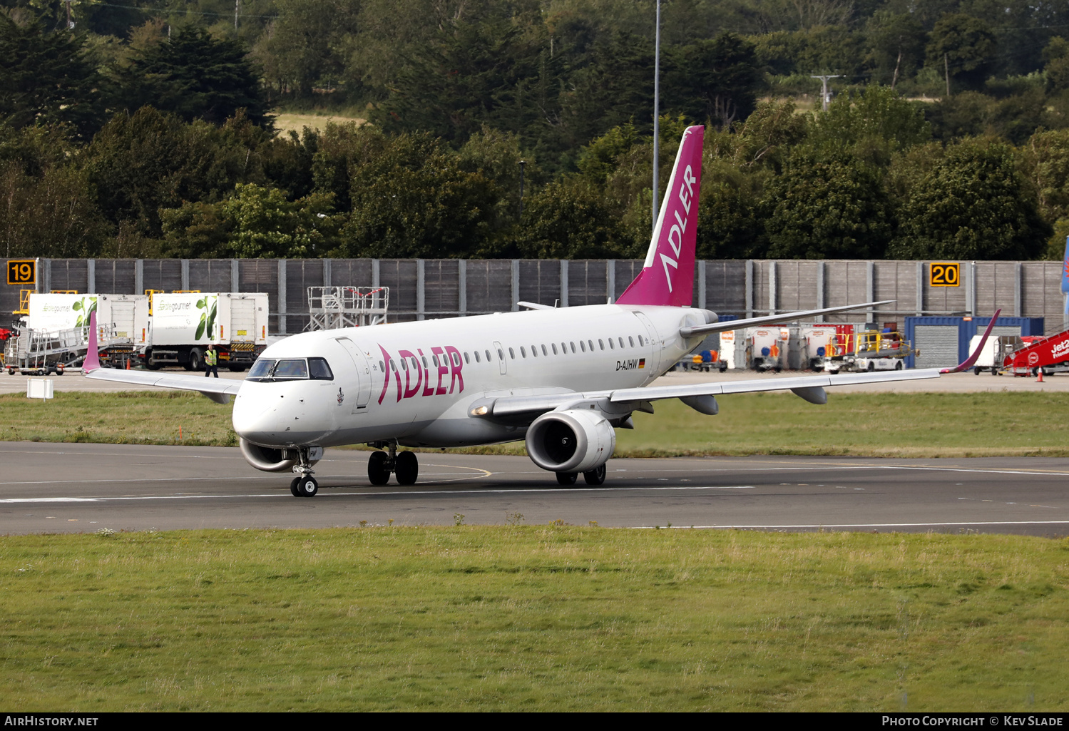 Aircraft Photo of D-AJHW | Embraer 190LR (ERJ-190-100LR) | German Airways | AirHistory.net #720100