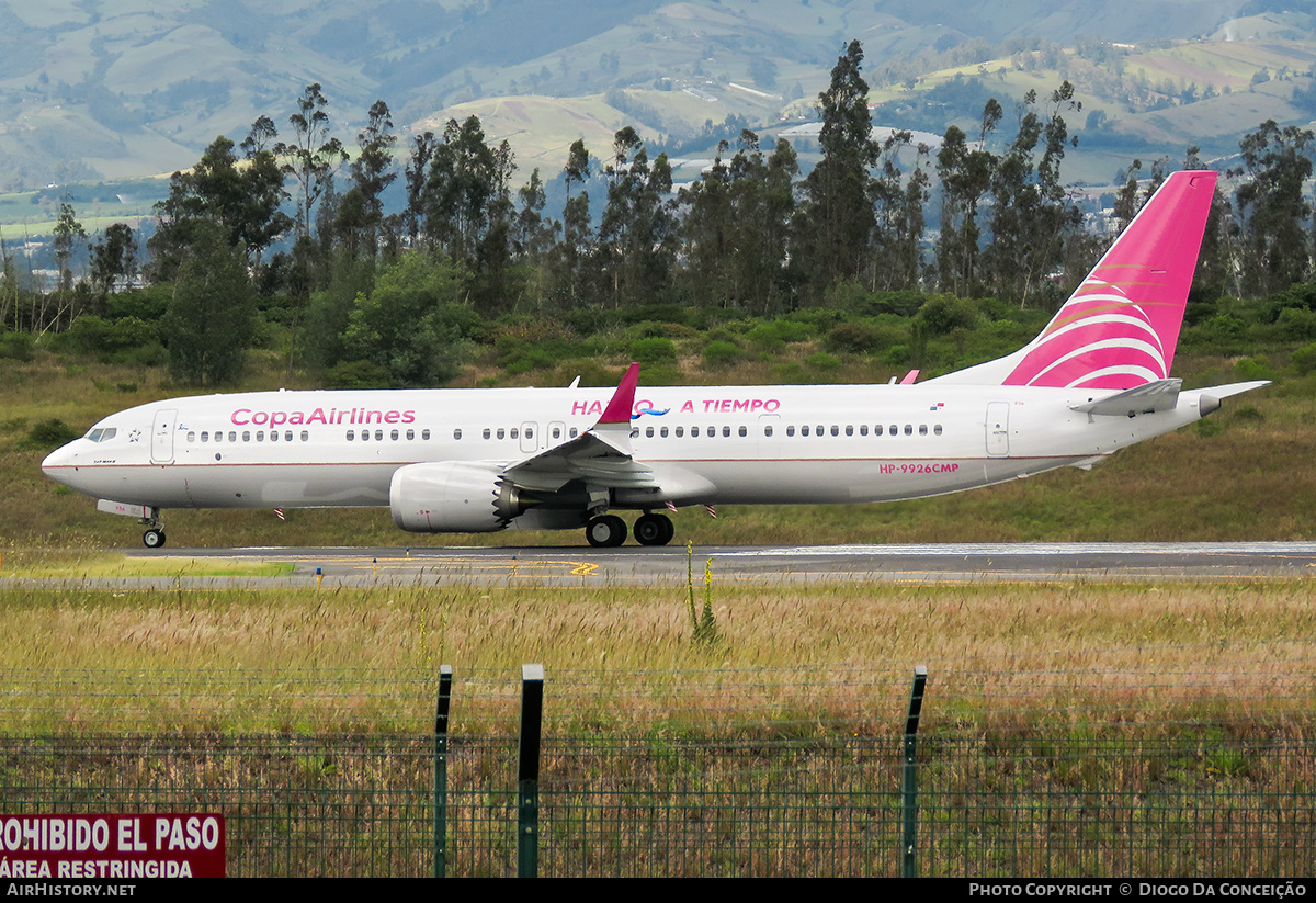 Aircraft Photo of HP-9926CMP | Boeing 737-9 Max 9 | Copa Airlines | AirHistory.net #720106