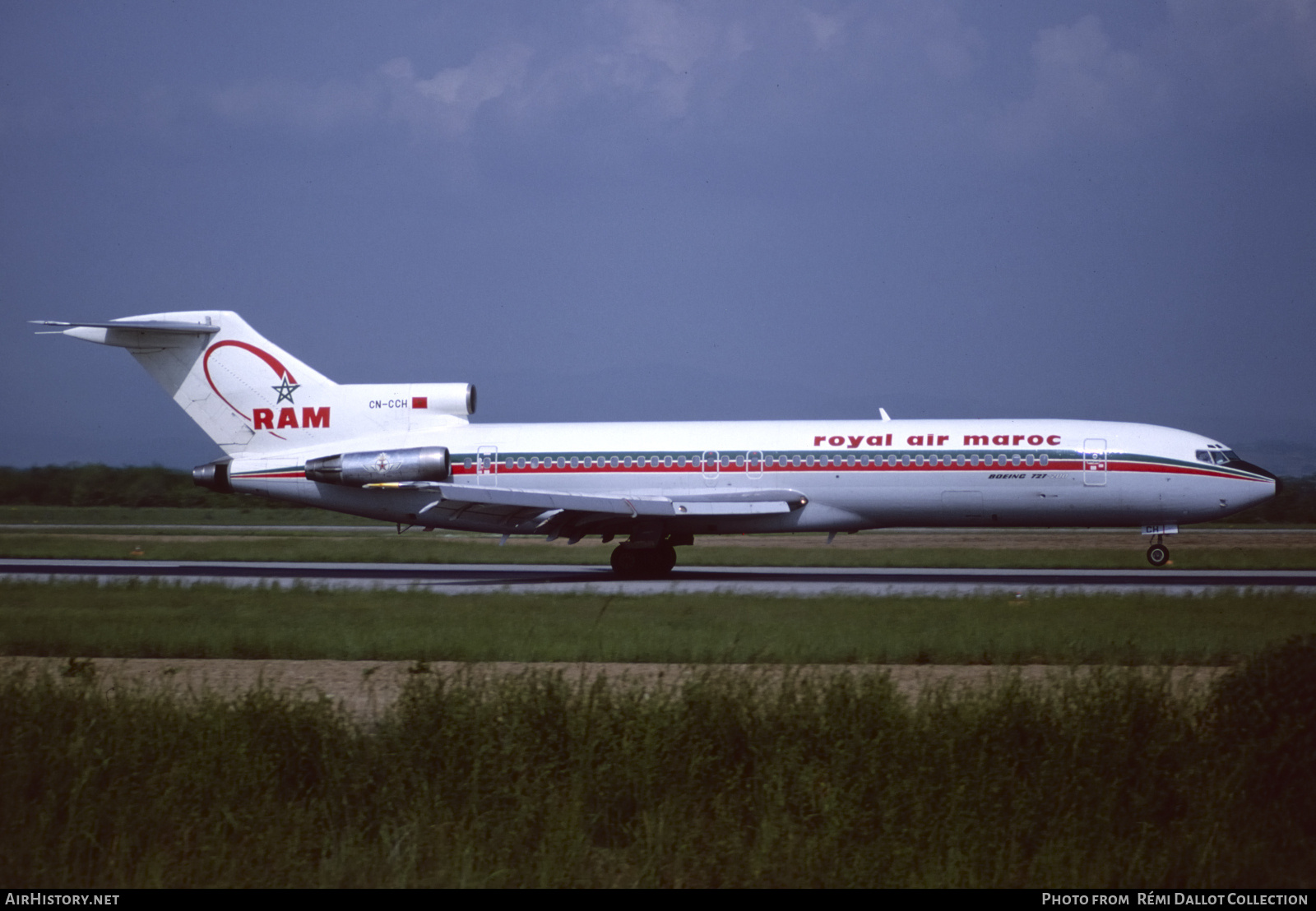 Aircraft Photo of CN-CCH | Boeing 727-2B6/Adv | Royal Air Maroc - RAM | AirHistory.net #720112