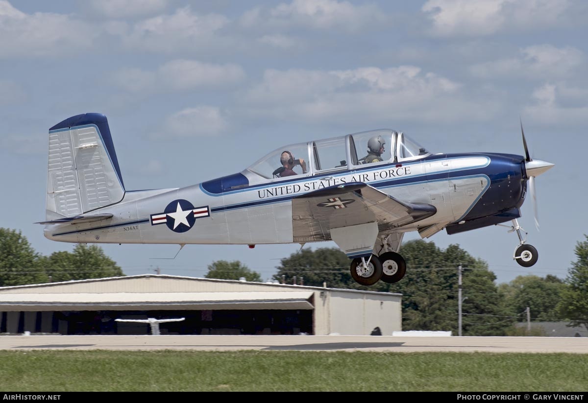 Aircraft Photo of N34AT | Beech T-34A Mentor | USA - Air Force | AirHistory.net #720125