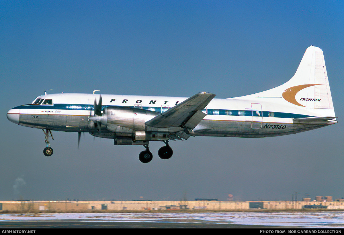 Aircraft Photo of N73160 | Convair 580 | Frontier Airlines | AirHistory.net #720143