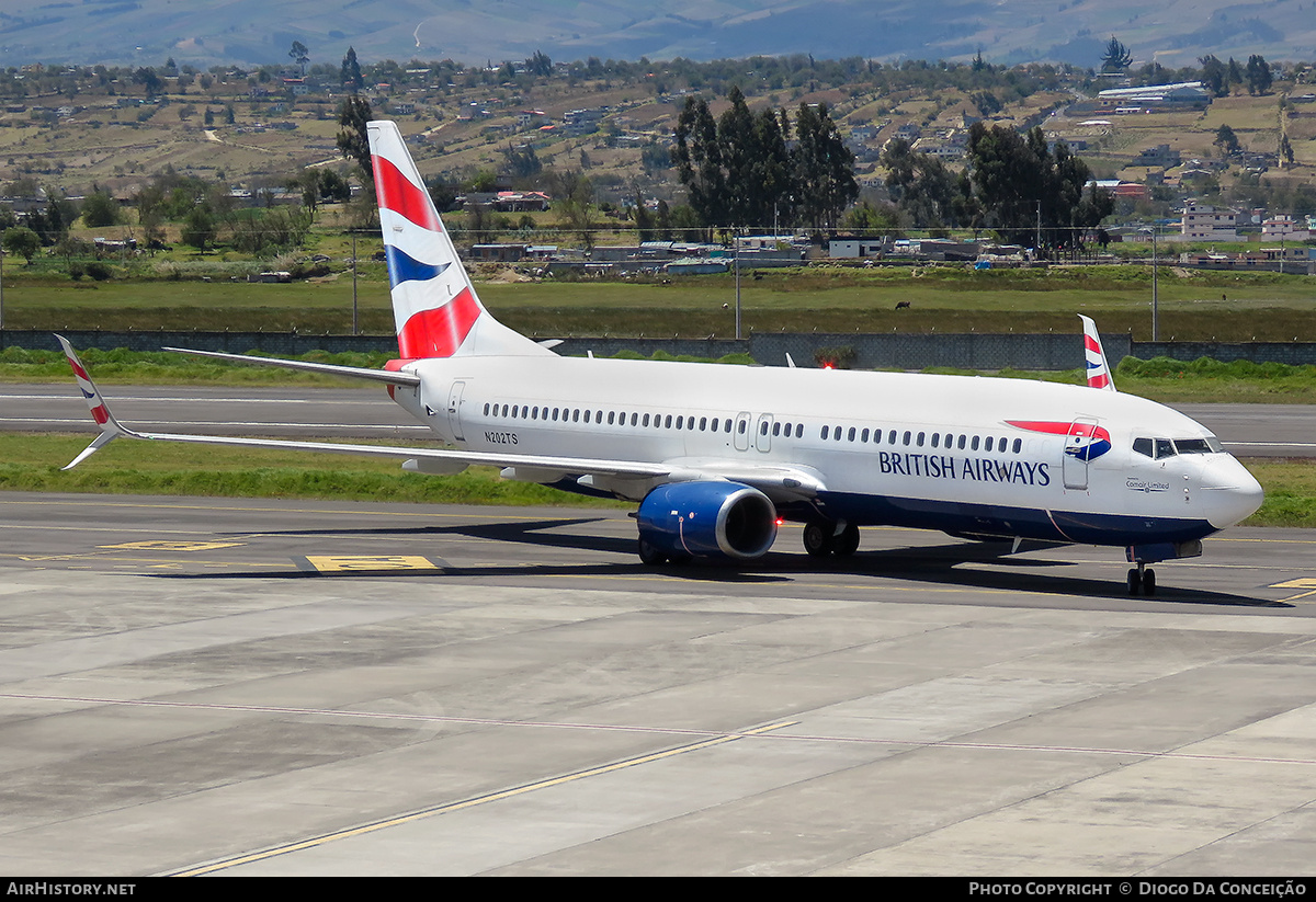 Aircraft Photo of N202TS | Boeing 737-8LD | British Airways | AirHistory.net #720154