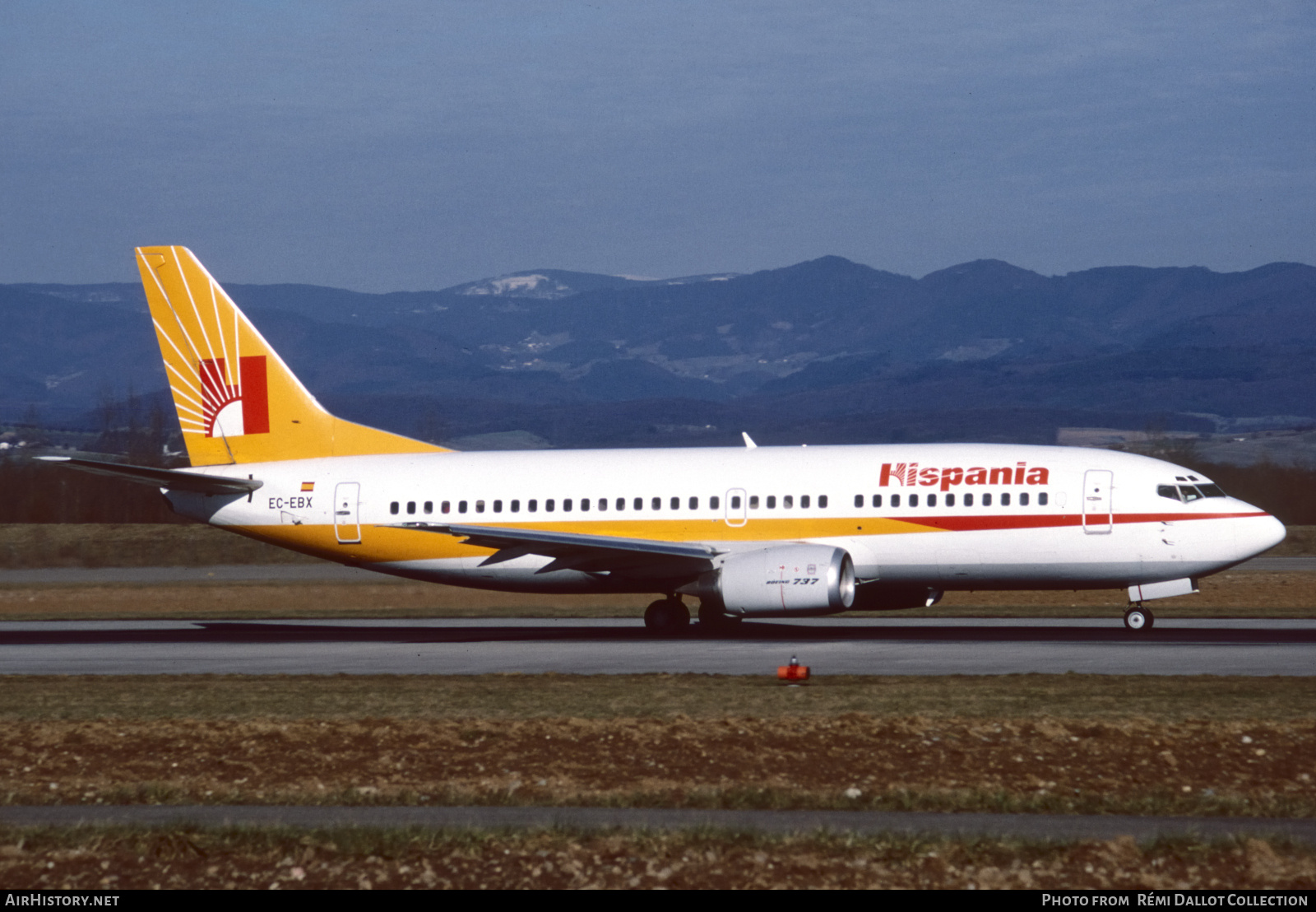 Aircraft Photo of EC-EBX | Boeing 737-3Y0 | Hispania Líneas Aéreas | AirHistory.net #720204