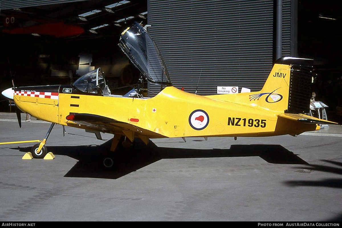 Aircraft Photo of ZK-JMV / JMV / NZ1935 | Pacific Aerospace CT-4B Airtrainer | New Zealand - Air Force | AirHistory.net #720228