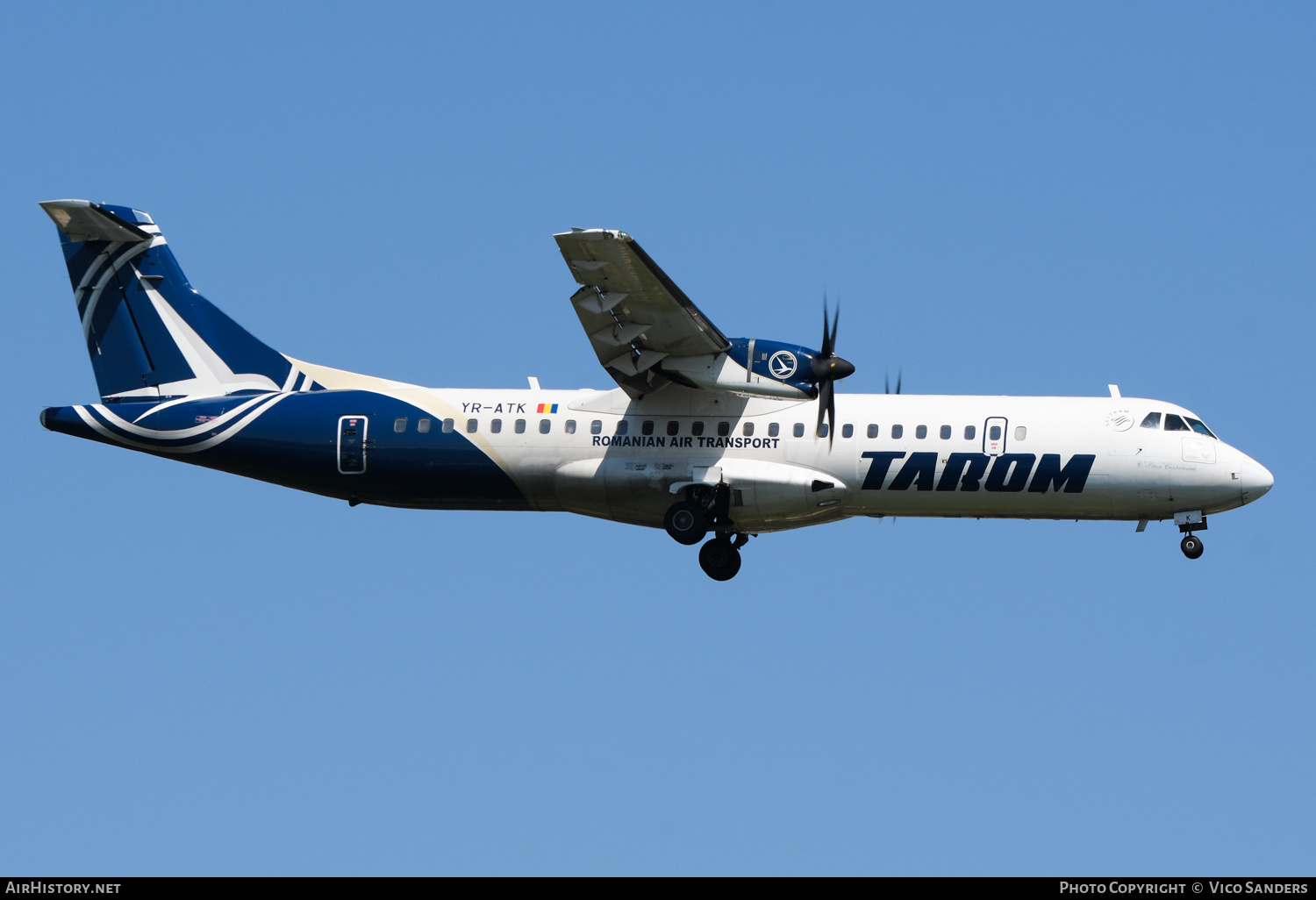 Aircraft Photo of YR-ATK | ATR ATR-72-600 (ATR-72-212A) | TAROM - Transporturile Aeriene Române | AirHistory.net #720235