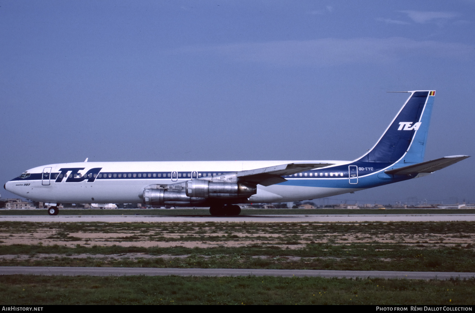 Aircraft Photo of OO-TYC | Boeing 707-328(B) | TEA - Trans European Airways | AirHistory.net #720240
