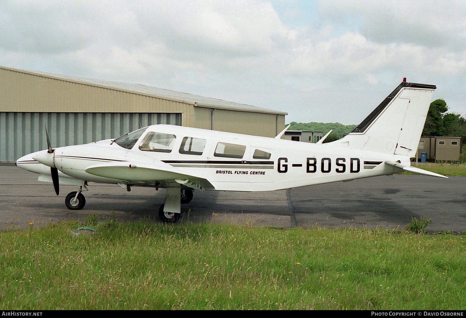 Aircraft Photo of G-BOSD | Piper PA-34-200T Seneca II | Bristol Flying Centre | AirHistory.net #720262