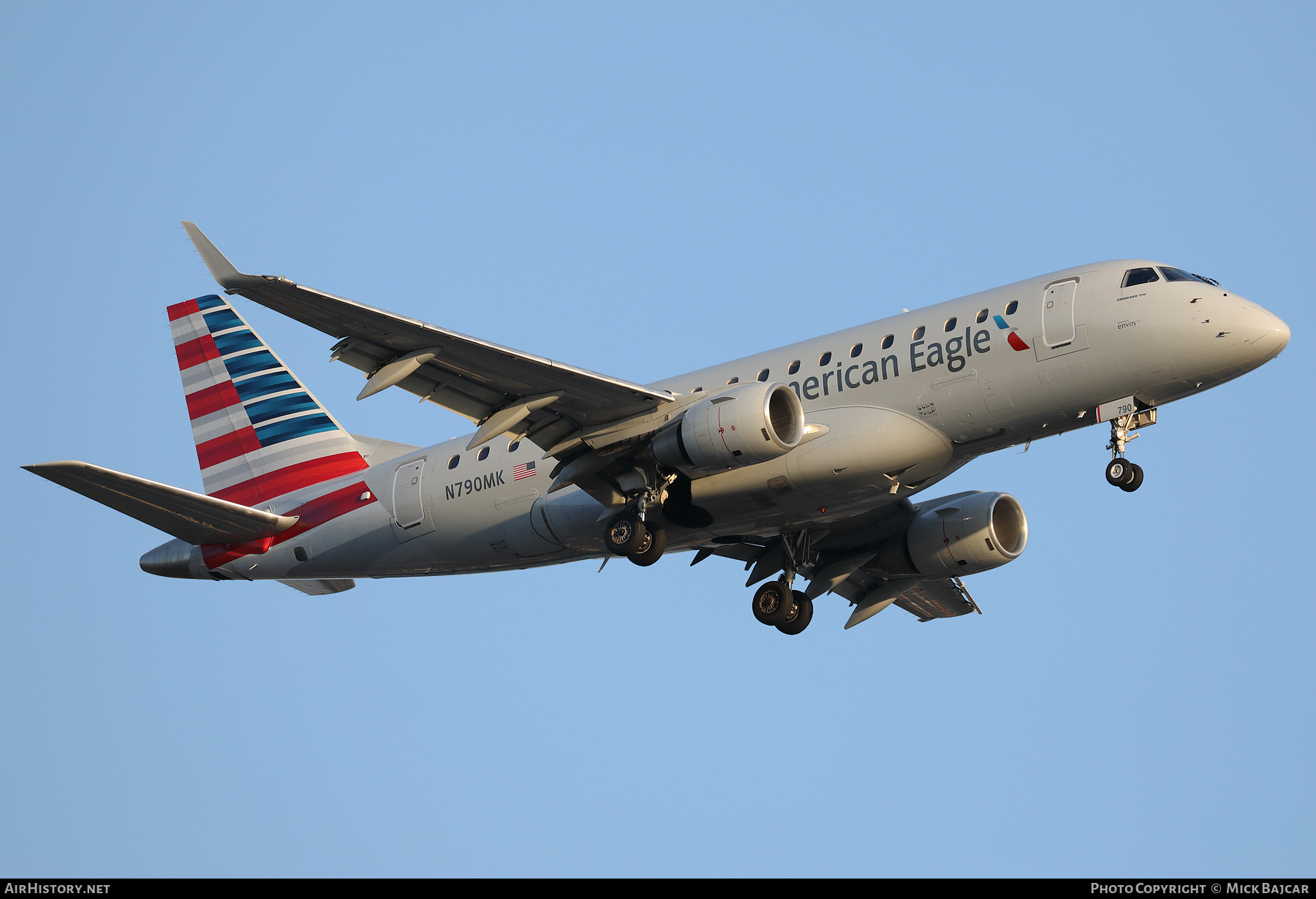 Aircraft Photo of N790MK | Embraer 170SE (ERJ-170-100SE) | American Eagle | AirHistory.net #720270