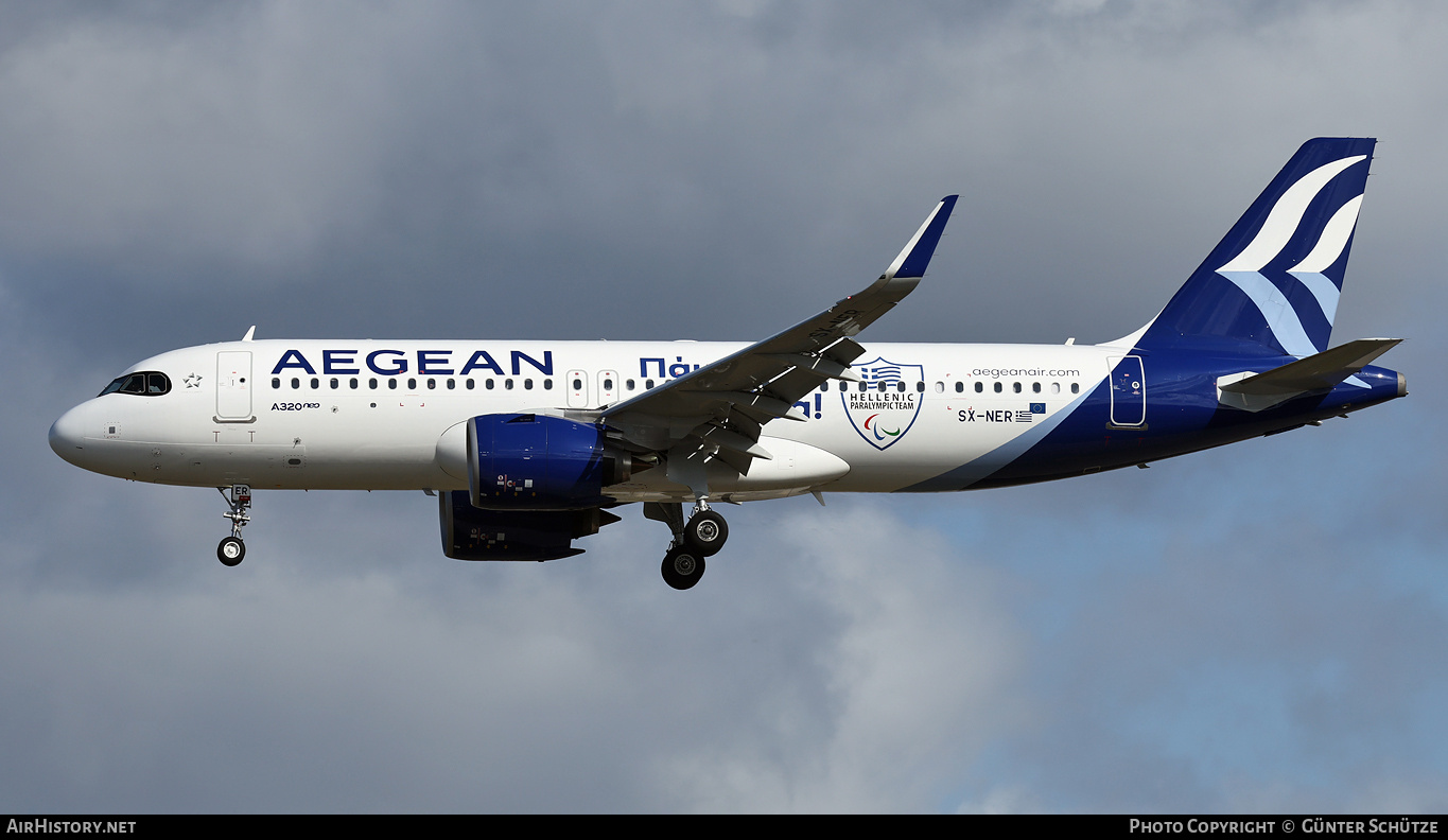 Aircraft Photo of SX-NER | Airbus A320-271N | Aegean Airlines | AirHistory.net #720308